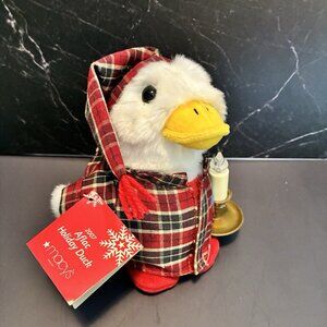 2007 Aflac Holiday Duck Plush Macy's Limited Edition Christmas Collectible